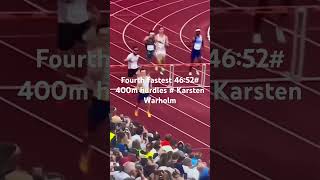 Warholm wins 400M hurdles Wanda Diamond League [upl. by Tyrus]