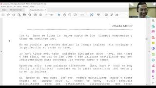 Cuarta lección inglés básico de Ghio [upl. by Htrap]