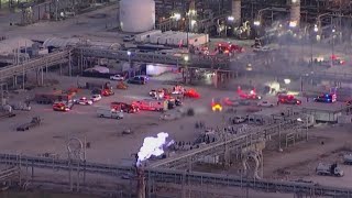 Two workers dead dozens injured after chemical release at PEMEX facility sheriff says [upl. by Nomannic]