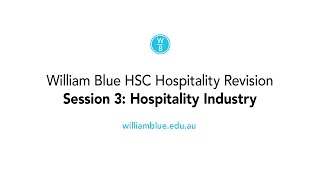 HSC Hospitality Revision Day  Session 3 Hospitality Industry [upl. by Oran737]