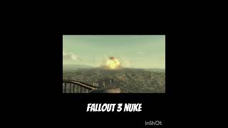 fallout 3 nuke fallout3 falloutgame bethesda rpgshooter [upl. by Urion]