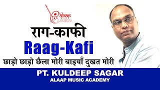 Raag Kafi  काफी  छाड़ो छाड़ो छैला मोरी बैयां  For beginner  Pt Kuldeep Sagar  Alaap  Taan [upl. by Nagrom469]