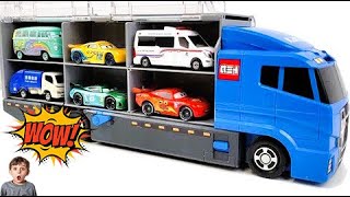 TOMICA 🚙 WORLDS BIGGEST Tomica Convoy Featuring 13 DIFFERENT Cars 🚗 Car Toy Kingdom [upl. by Anileh]