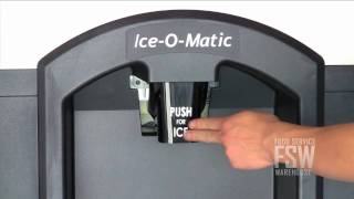 IceOMatic CD40030 180 Lb Hotel Ice Dispenser [upl. by Lettig347]