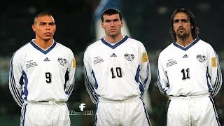 Ronaldo Batistuta And Zidane Teaming Up vs Italy 1998 Featuring George Weah [upl. by Medina]