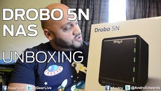 Drobo 5N Network Attached Storage NAS unboxing [upl. by Son]