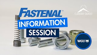 Career Quest Fastenal Information Session [upl. by Platas785]