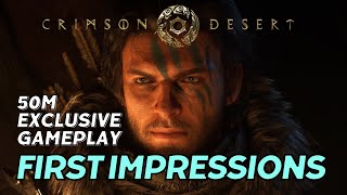 Crimson Desert  50 Minute Exclusive Gameplay amp My First Impressions [upl. by Scheer695]