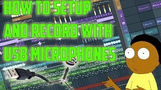 How to setup USB microphones for recording Rap vocals in Fl studios [upl. by Mercier944]