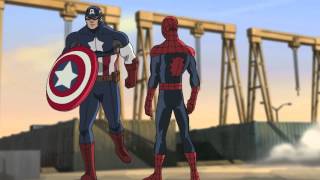 Marvels Ultimate SpiderMan Web Warriors  quotThe Avenging SpiderMan Part Onequot Preview [upl. by Accever]