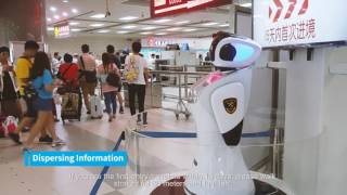 Meet the new generation customs service robot [upl. by Lubet]