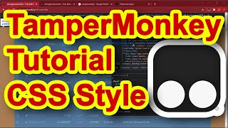 TamperMonkey Tutorial Modify CSS style in 3 mins from scratch [upl. by Akoek]