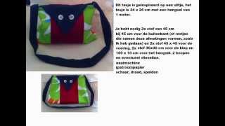 zelf maken uil tasje stap voor stap leuke kindertas [upl. by Ivatts405]