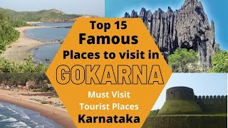 15 Best Places To Visit In GokarnaTop Tourist Places in GokarnaKarnataka [upl. by Aihset]