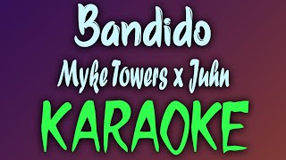 Bandido KaraokeInstrumental  Myke Towers x Juhn El All Star [upl. by Wiersma]