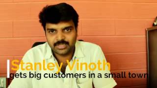 Stanley Vinoth Annai Auto Coat Trichy  NowFloats Voices [upl. by Aileduab27]