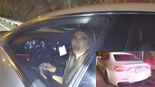 Teresa Giudice Offers Cop quotFamily Business Cardsquot During Traffic Stop [upl. by Spratt]