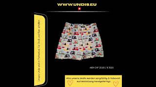 wwwundiseu Lustige bunte amp bequeme Boxershorts im Partnerlook für Männer Frauen amp Kinder [upl. by Oisorbma831]