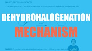 The dehydrohalogenation mechanism [upl. by Tutankhamen856]