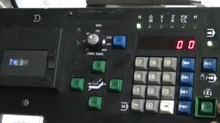 Emco Compact 5 Lathe Tutor Control Panel amp Programming [upl. by Dominik523]