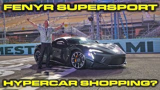 Hypercar Shopping Lapping the W Motors 800HP Fenyr Supersport at Homestead Miami Speedway [upl. by Drobman]