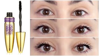 Maybelline The Colossal Big Shot Mascara  First Impression amp Demo [upl. by Crespo]