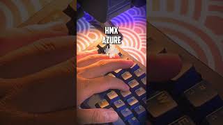 HMX Azure switch sound test keyboard banphimco switchresreivew [upl. by Shurwood]