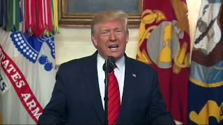 President Trump remarks on the Death of Abu Bakr AlBaghdadi [upl. by Presber]