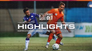 Australia Cup Play Off Brisbane Roar vs Perth Glory Highlights [upl. by Diego923]