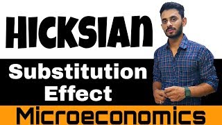 09 Hicksian substitution effect  in Hindi   By Hardev Thakur [upl. by Hibben]