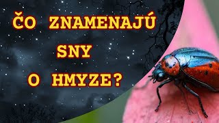 SNÁR HMYZ a CHROBÁKY v sne ✨Čo znamená čierny chrobák či veľa hmyzu vykladsnov onlinesnar sen [upl. by Emory]