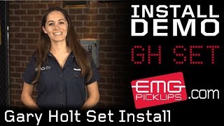 EMG Gary Holt Signature Pickup Set Installation [upl. by Elahcar990]