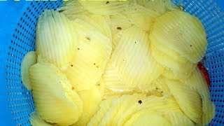 Potato Chips Recipe  आलू के चिप्स  Chips  How to Make Potato Chips in Hindi  Chips Make at Home [upl. by Marb2]