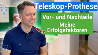 Erfolgsfaktoren für gute TeleskopProthesen  gaumenfreier Zahnersatz  Vor und Nachteile [upl. by Anuahs]