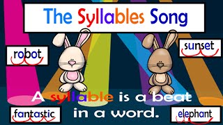 The Syllables Song A syllable is a beat in a word syllables syllablessong [upl. by Aivatnuhs]