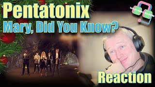 First Time Hearing PENTATONIX “MARY DID YOU KNOW” Reaction [upl. by Yldarb]