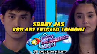 pbb gen 11 8th eviction night live sept 21 2024 jas evicted [upl. by Ydnim374]