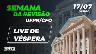 Revisão de Véspera  UFPR 20202021 [upl. by Kirstyn93]