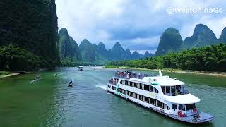 Guilin Li River Cruise Rafting [upl. by Laurence]