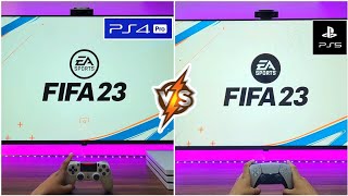 FIFA 23 PS4 PRO Vs PS5 [upl. by Haceber]