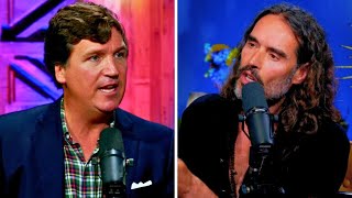 “STOP LYING”  Tucker Carlson amp Russell Brand FULL INTERVIEW [upl. by Screens]