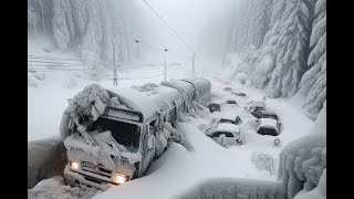 Austria Battered by Unprecedented Winter Storm Snowfall Outages and Stranded Travelers [upl. by Wilser247]