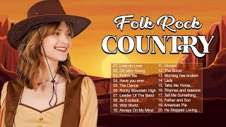 The Best Folk Rock Country Music Playlist  Kenny Rogers Elton John Bee Gees Don Mclean [upl. by Linkoski]