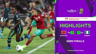 Morocco 🆚 Nigeria TotalEnergies Womens Africa Cup of Nations 2022  Semi Final [upl. by Alyhs]