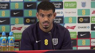 ENGLAND EMBARGOED PRESS CONFERENCE Morgan Gibbs White Republic of Ireland v England Nations League [upl. by Aleciram623]