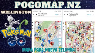 🆕📌🇳🇿 POGOMAPNZ  Wellington  Mapa para Nueva Zelanda 🇳🇿 PogoMap New Zealand  Pokémon GO 🌏📍 [upl. by Frans]