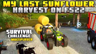 SAD TIMES AHEADBUT THERES A SILVER LINING  Survival Challenge COOP  FS22  Episode 96 [upl. by Ameline830]