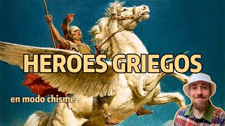 TE CUENTO TODOS los MITOS de los HEROES de la MITOLOGÍA GRIEGA como si fuera un CHISME PARTE 1 [upl. by Nyliac]