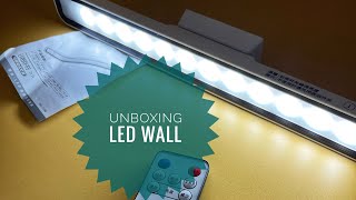 Unboxing LED Desk Lamp USB Rechargeable Light Stepless ASMR [upl. by Letnom669]