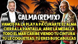 Pedro Capó Farruko  Calma Remix LetraLyrics [upl. by Maryrose]